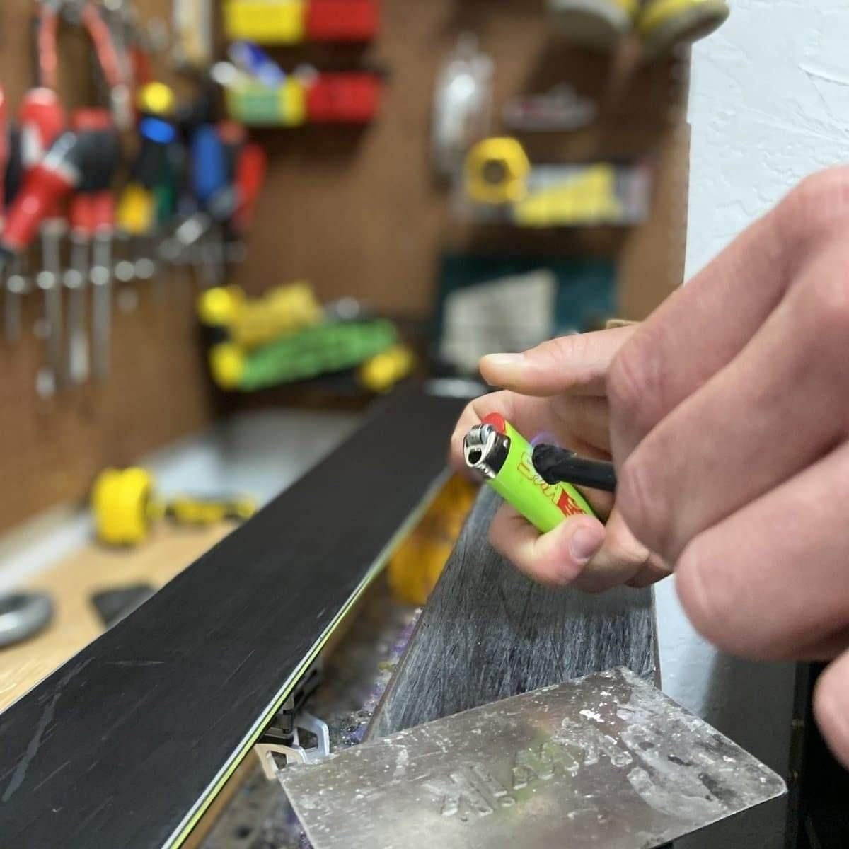 Ski/Board Tuning Labor - Ski Cripple Creek Backcountry P-tex/Base Repair