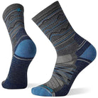 Smartwool Hike Light Cushion Crew Socks Summer Apparel - Socks Smartwool Medium Mountain Range Pattern/Medium Gray