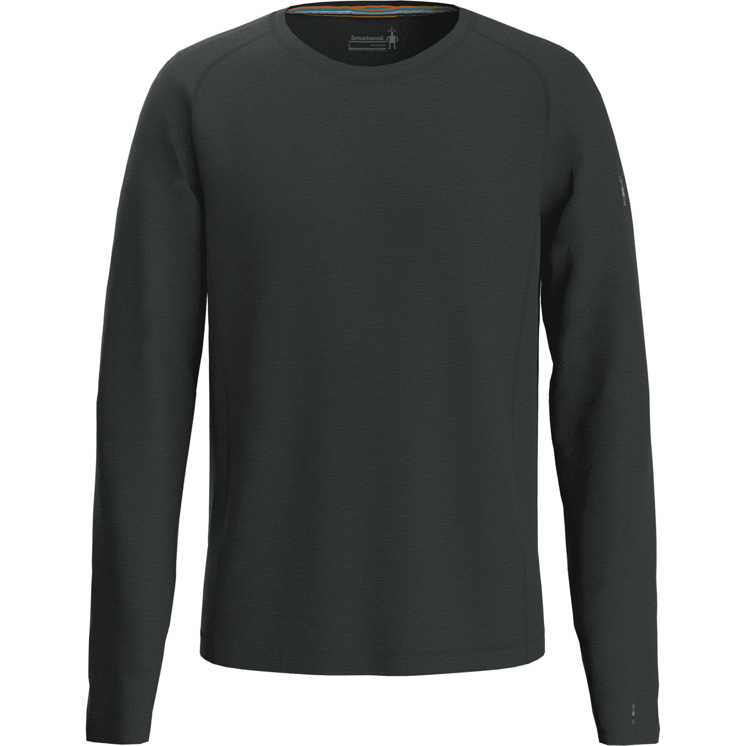 Smartwool M Merino Sport 120 Long Sleeve Winter Apparel - Winter Apparel Mens Base Layer Top Smartwool Small Charcoal Heather