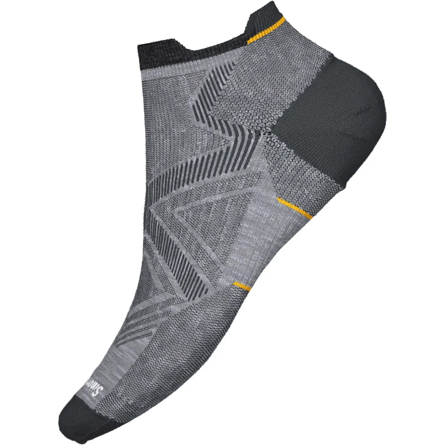 Smartwool Run Zero Cushion Low Ankle Socks Summer Apparel - Socks Smartwool Medium Light Gray