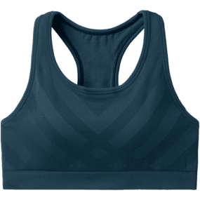 Smartwool W Merino Sport Seamless Racerback Bra Summer Apparel - Womens Smartwool XSmall Twilight Blue
