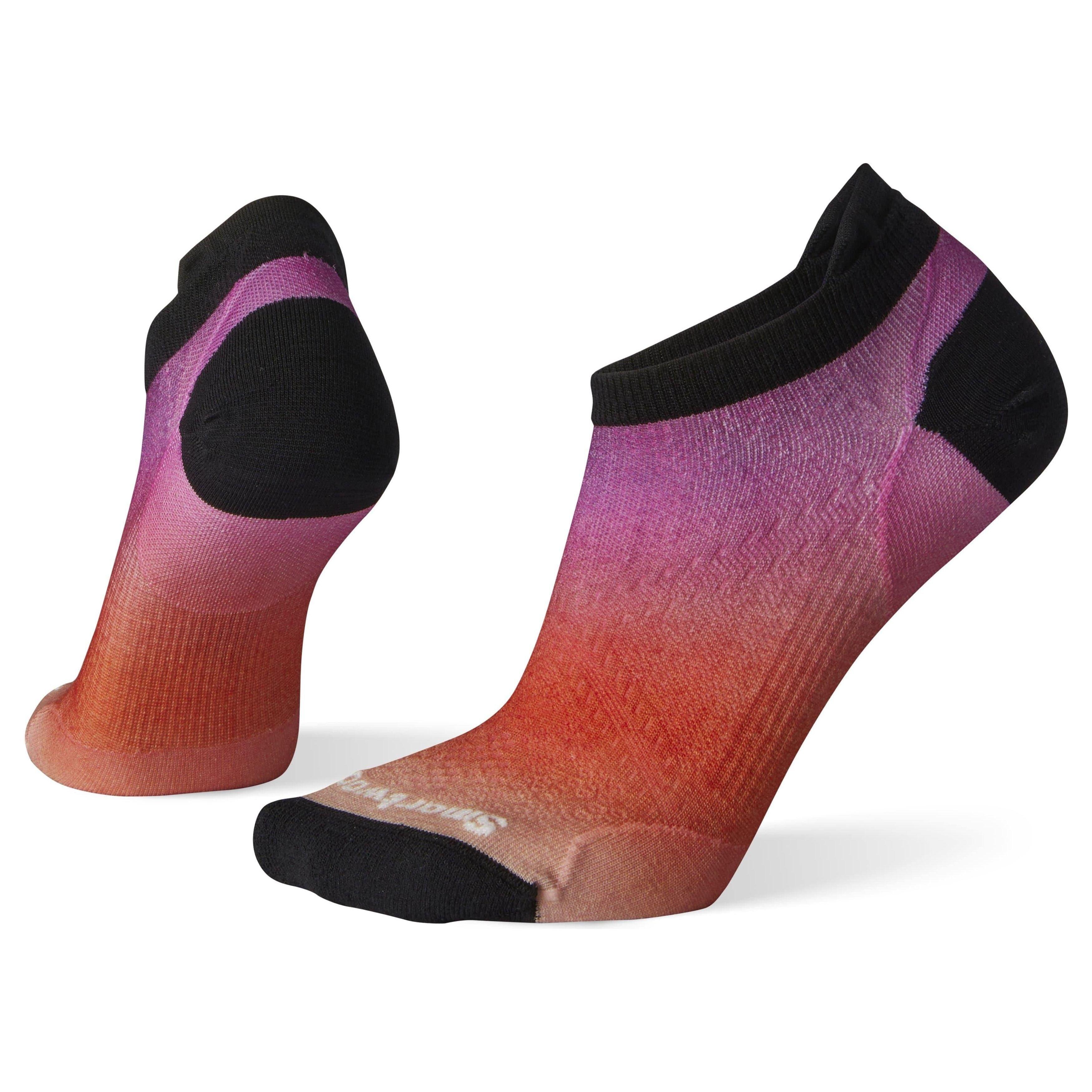 Smartwool W PhD Run Ultra Light Ombre Print Micro Summer Apparel - Socks Smartwool