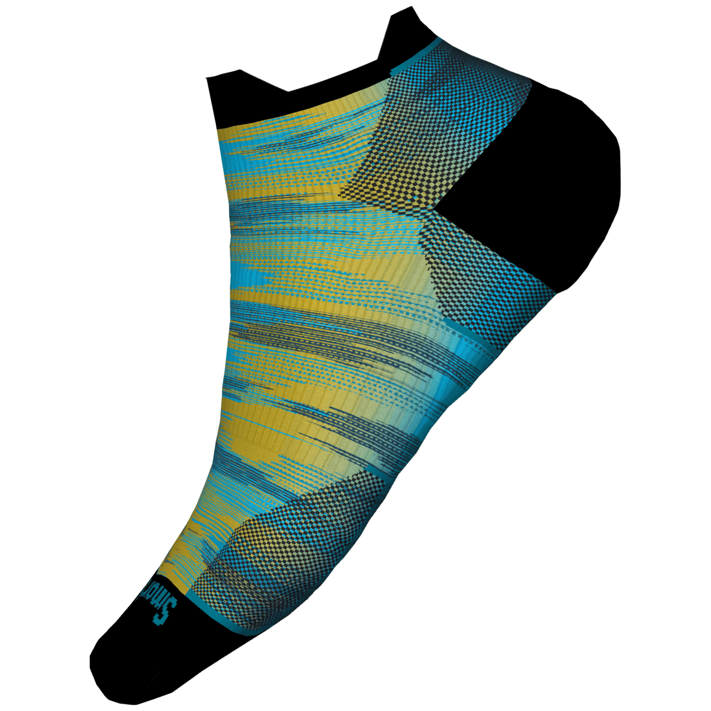Smartwool W Run Targeted Cushion Low Ankle Socks Summer Apparel - Socks Smartwool Small Brush Stroke Print/Capri