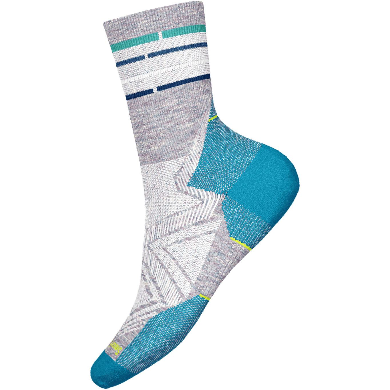 Smartwool W Run Zero Cushion Mid Crew Socks Summer Apparel - Socks Smartwool Small Purple Eclipse