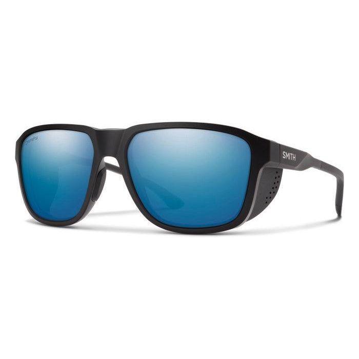 Smith Embark Sunglasses Eyewear - Sunglasses Smith Optics Matte Black | ChromaPop Polarized Blue Mirror