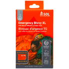 SOL Emergency Bivvy XL with Rescue Whistle & Tinder Cord Cycling Accessories - First Aid Adventure Ready Brands