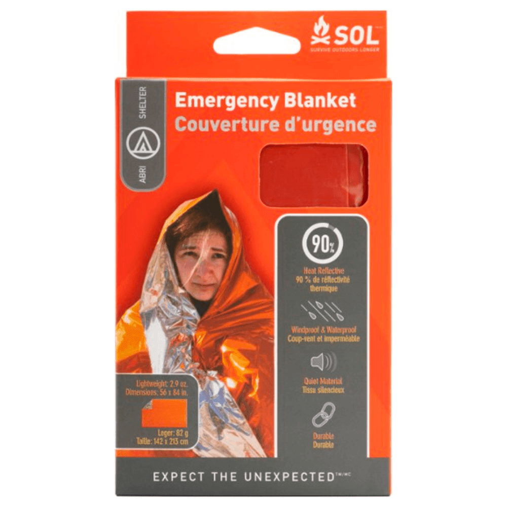 SOL Emergency Blanket Summer Gear - Camp Accessories Adventure Ready Brands