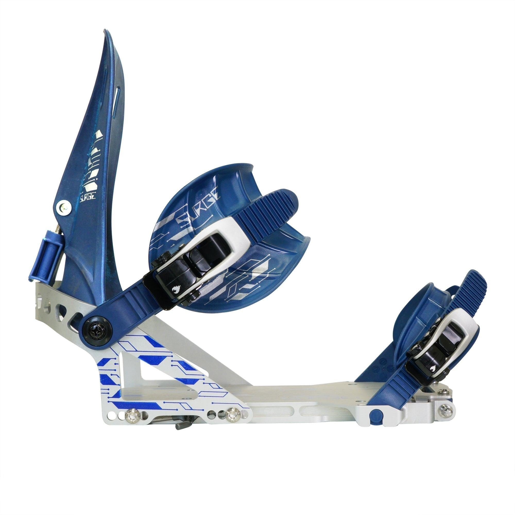 Spark R&D Surge ST Splitboard Binding (Closeout) Splitboard - Splitboard Bindings - Softboot Bindings Spark R&D XSmall Metal/Blue (2024)