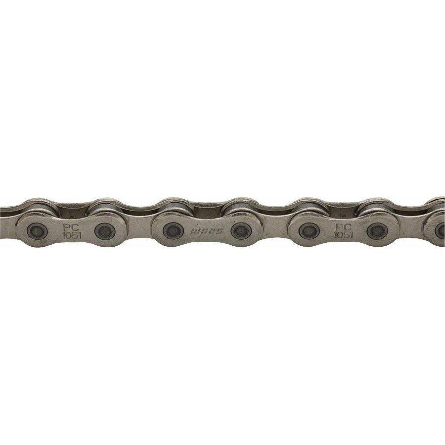 SRAM PC-1051 Chain - 10-Speed, 114 Links, Silver Cycling Parts - Chain SRAM