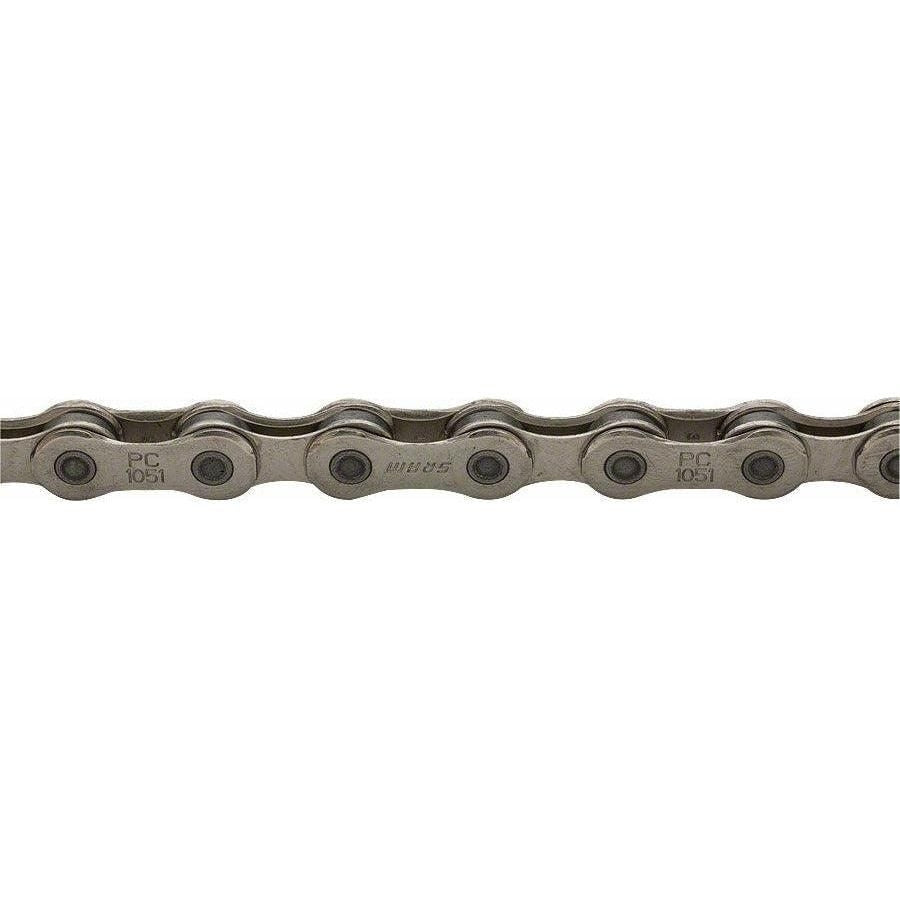 SRAM PC-1051 Chain - 10-Speed, 114 Links, Silver Cycling Parts - Chain SRAM