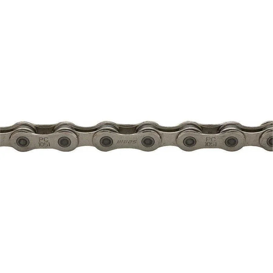 SRAM PC-1051 Chain - 10-Speed, 114 Links, Silver Cycling Parts - Chain SRAM