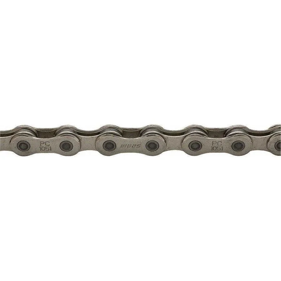 SRAM PC-1051 Chain - 10-Speed, 114 Links, Silver Cycling Parts - Chain - Master Link SRAM