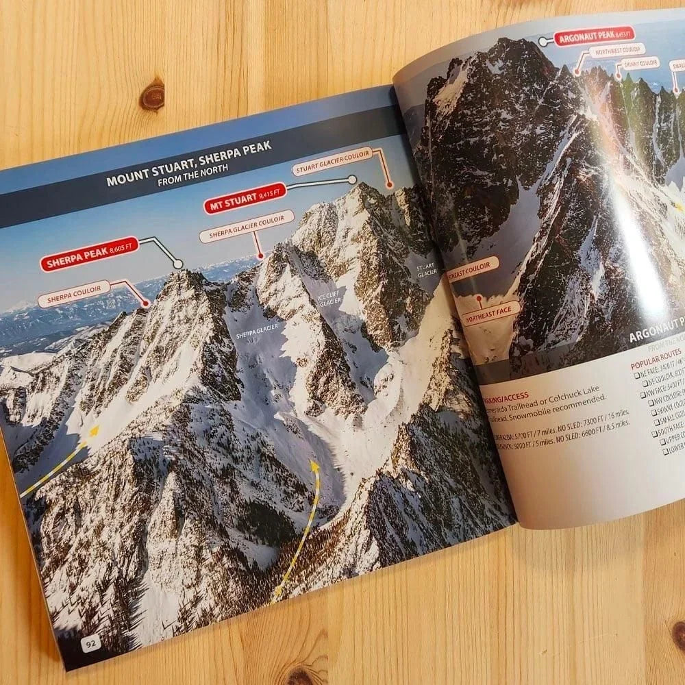 Stevens Pass Ski Atlas Library - Guide Books Alpenglow Publishing Studio