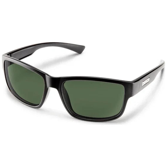 Sun Cloud Suspect Sunglasses Eyewear - Sunglasses Suncloud Black || Polarized Gray Green