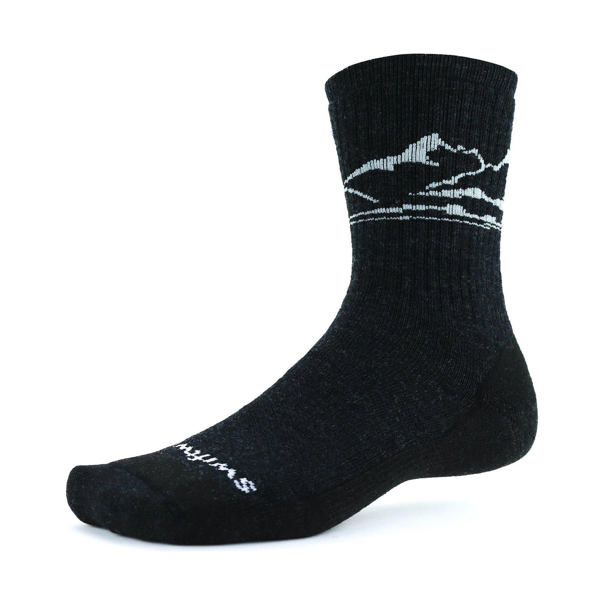 Swiftwick Pursuit Hike Six Mid Socks Summer Apparel - Socks Swiftwick