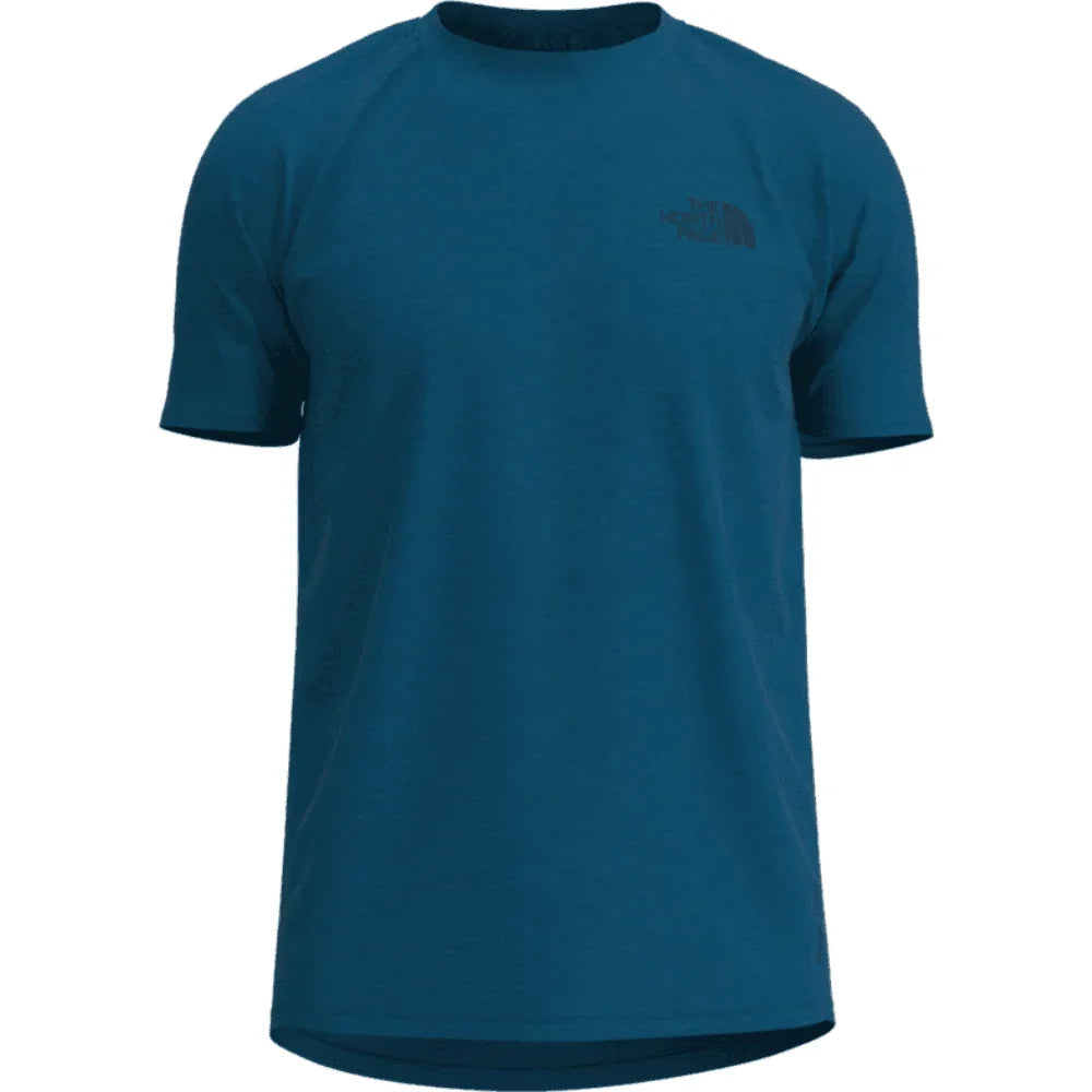 The North Face Big Pine S/S Crew Summer Apparel - Mens - Tops The North Face Large Banff Blue Heather