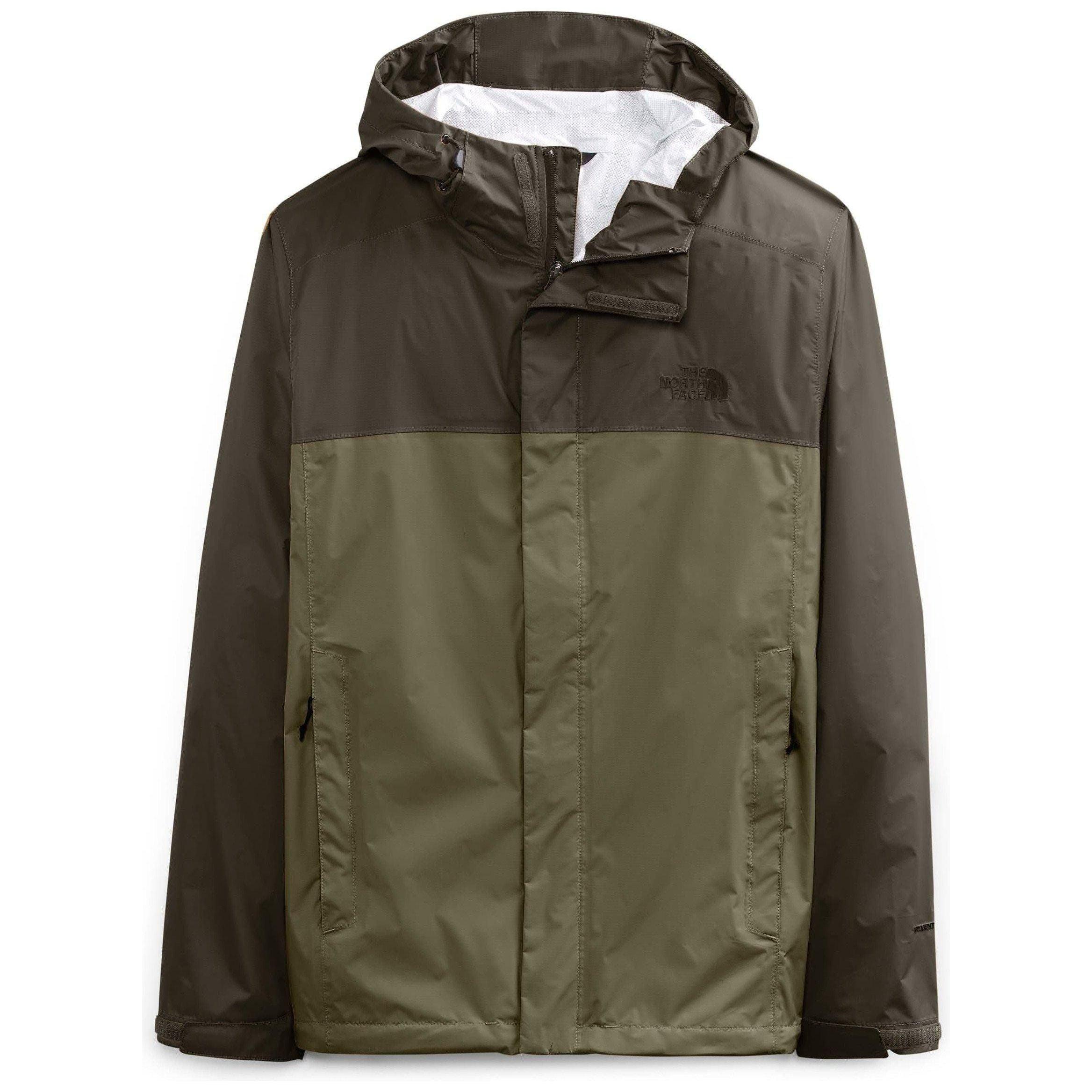 The North Face M Venture 2 Rain Jacket Summer Apparel - Mens The North Face Small Burnt Olive Green/New Olive Green