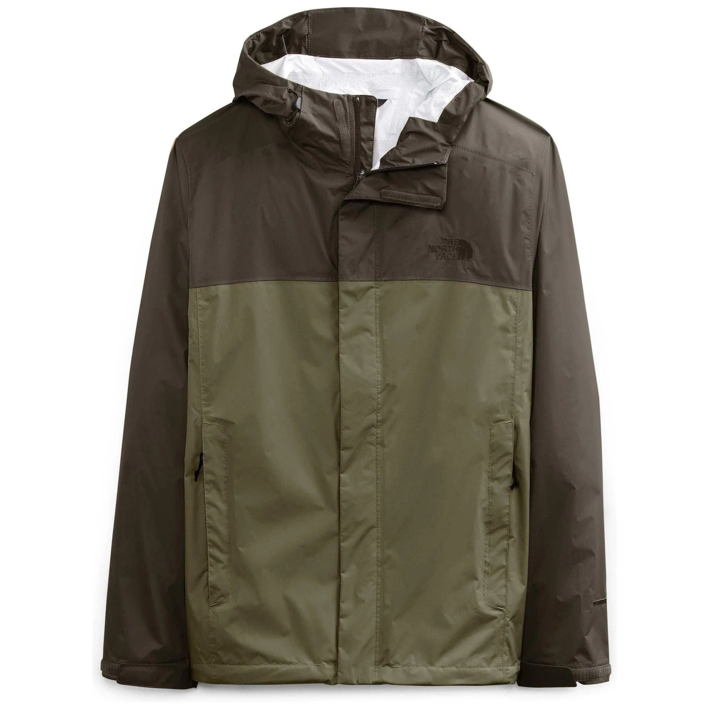 The North Face M Venture 2 Rain Jacket Summer Apparel - Mens The North Face Small Burnt Olive Green/New Olive Green