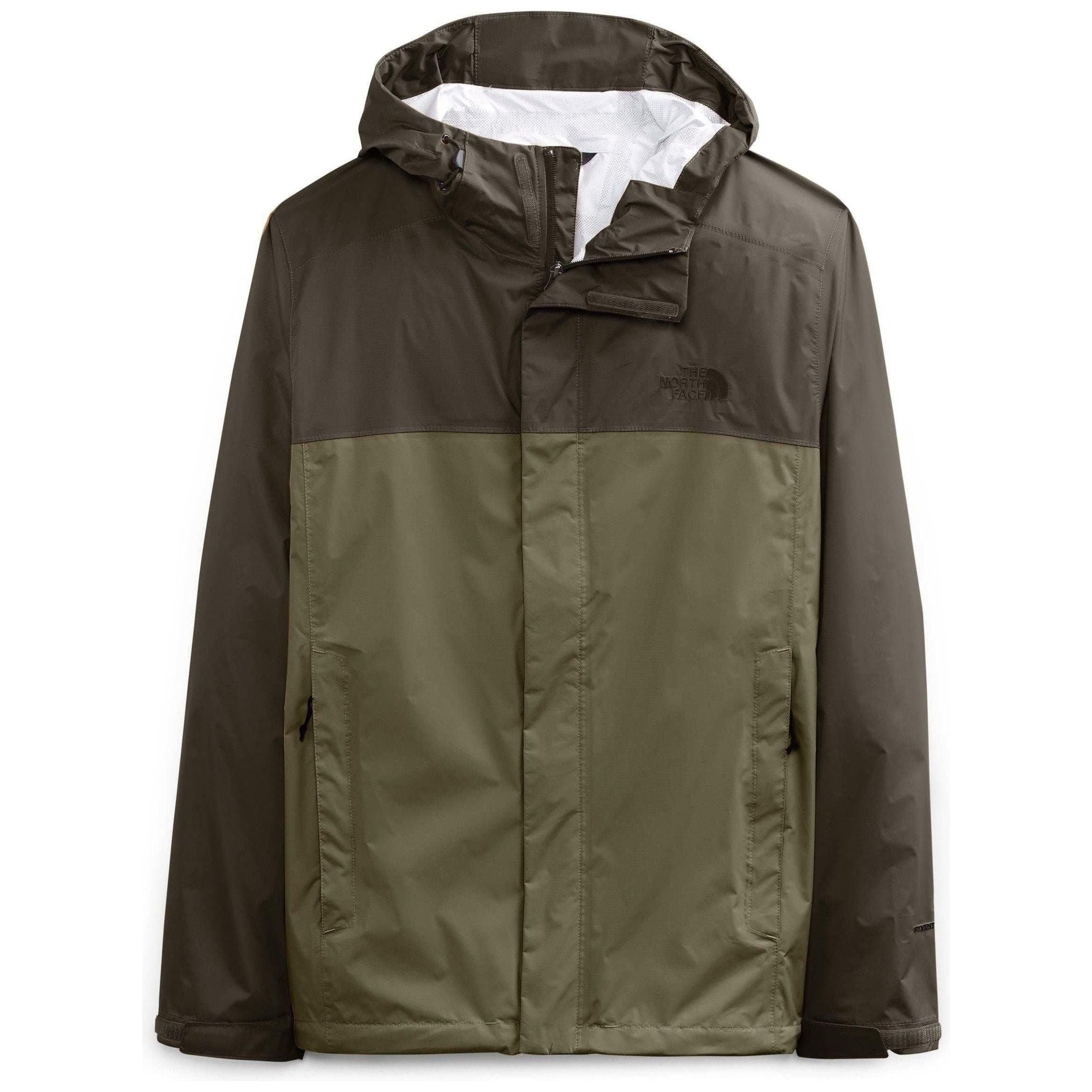 The North Face M Venture 2 Rain Jacket Summer Apparel - Mens The North Face Small Burnt Olive Green/New Olive Green