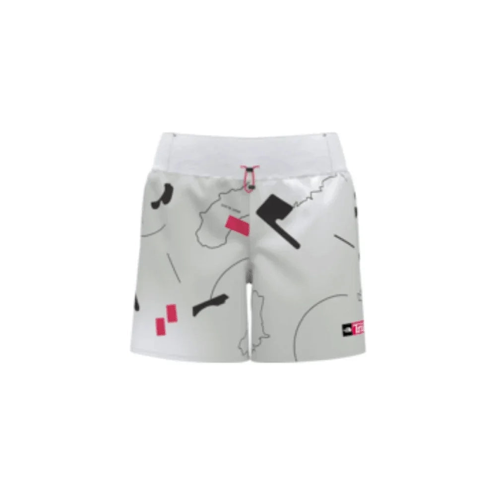 The North Face W Printed Movmynt Short 2.0 Summer Apparel - Womens - Bottoms The North Face Medium TNF White Trail Marker Print