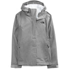 The North Face W Venture 2 Rain Jacket Summer Apparel - Womens The North Face Small Medium Grey/TNF Black
