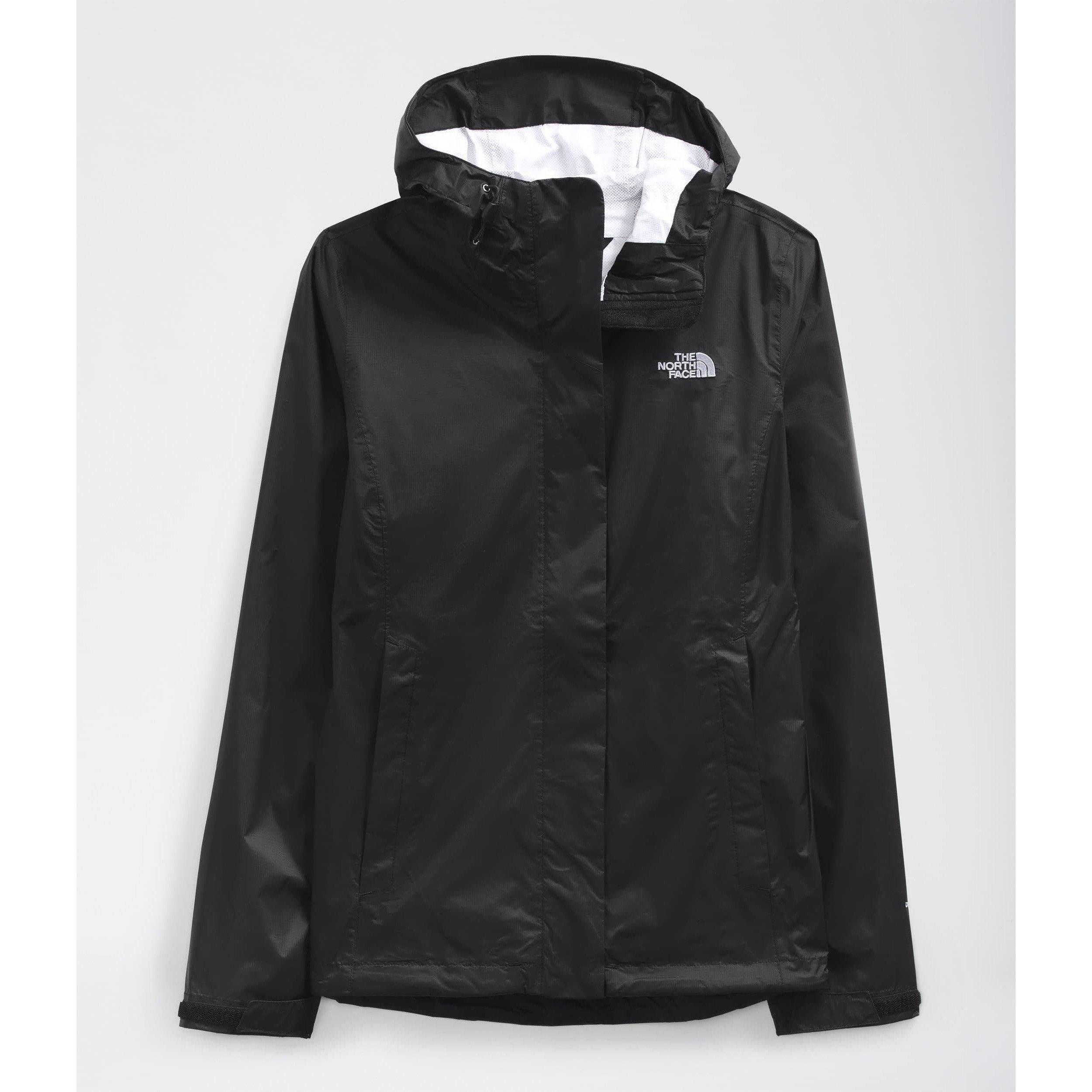 The North Face W Venture 2 Rain Jacket Summer Apparel - Womens The North Face Small TNF Black/TNF Black