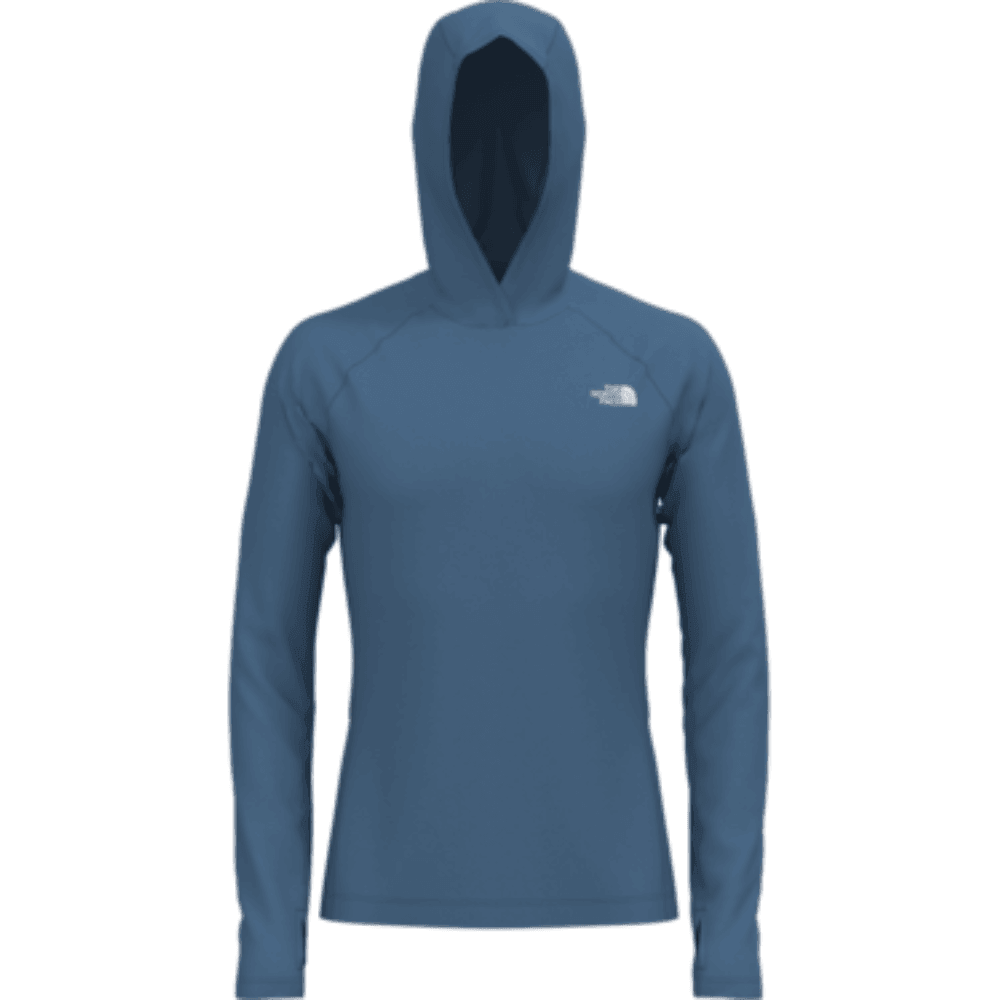 The North Face Wander Sun Hoodie Summer Apparel - Mens The North Face XLarge Banff Blue