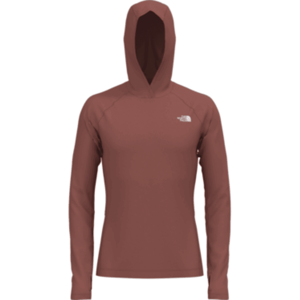 The North Face Wander Sun Hoodie Summer Apparel - Mens The North Face Medium Tandoori Spice Red