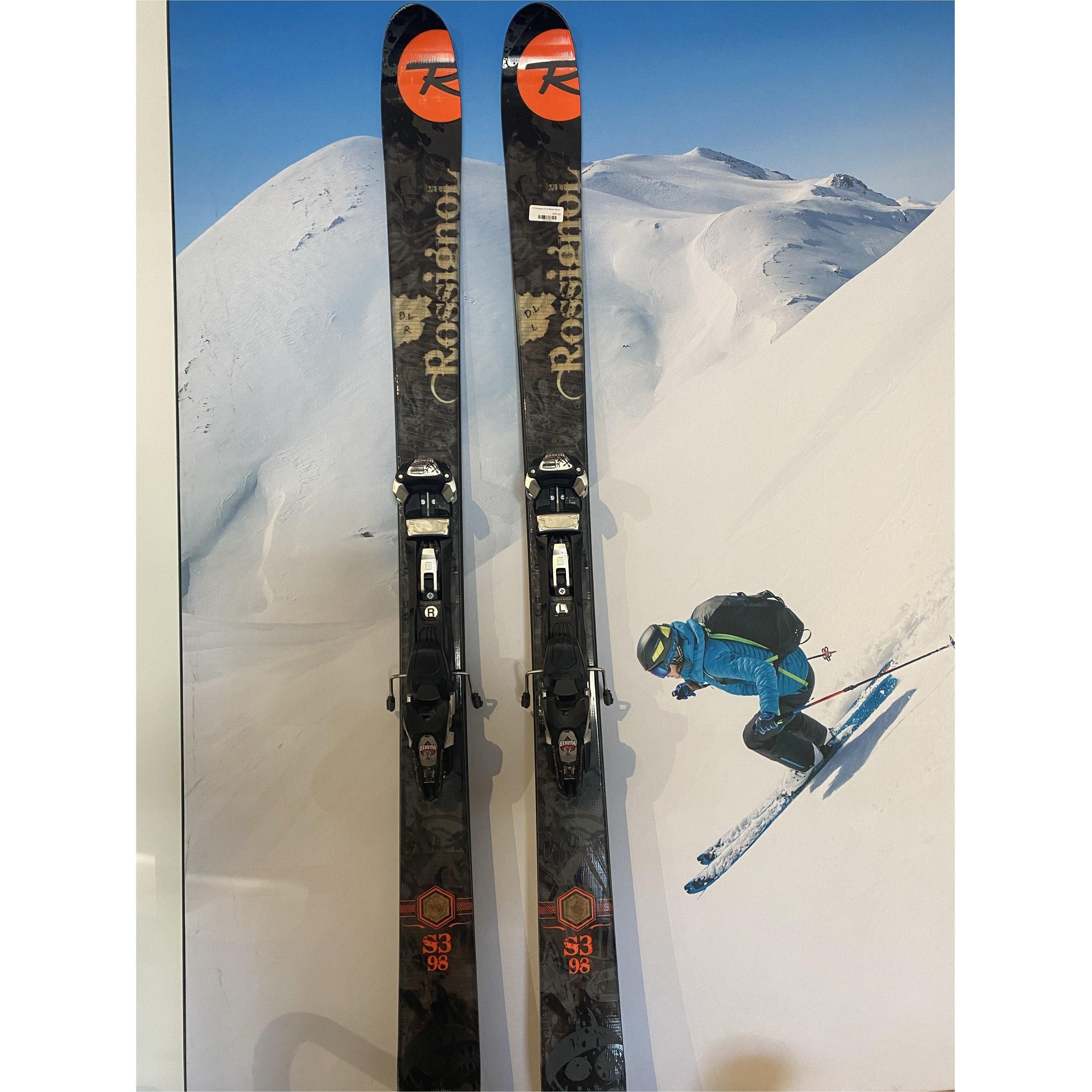 Used 178 Rossignol S3 w/ Marker Baron Bindings and Crampons Used Skis Cripple Creek Backcountry