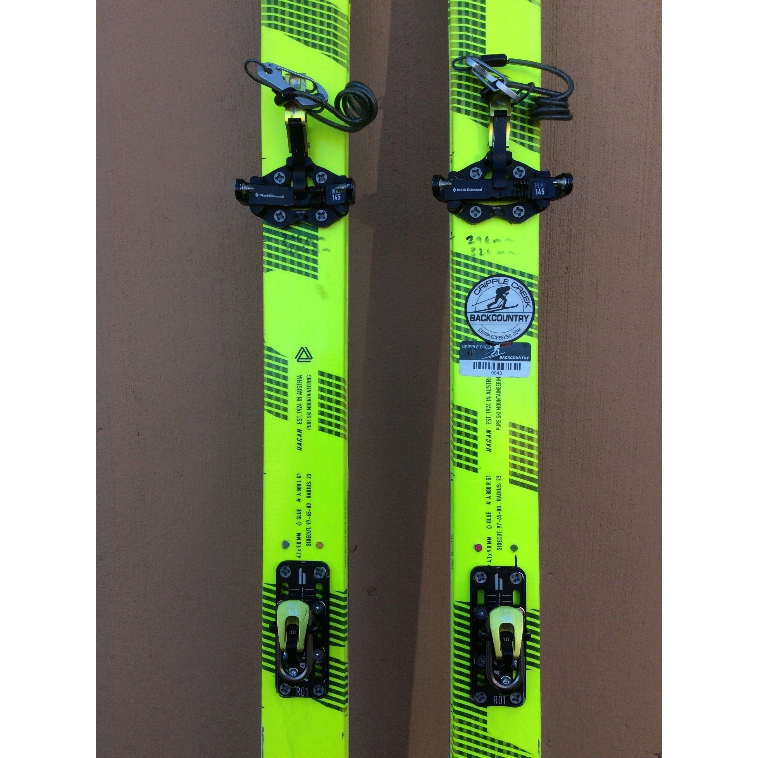 Used Hagan Ultra 161 W/ Trofeo and Skins Used Gear - Used Skis Cripple Creek Consignment