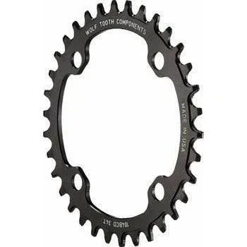 Wolf Tooth 104 BCD Chainring - Drop-Stop, Black Cycling Parts Wolf Tooth