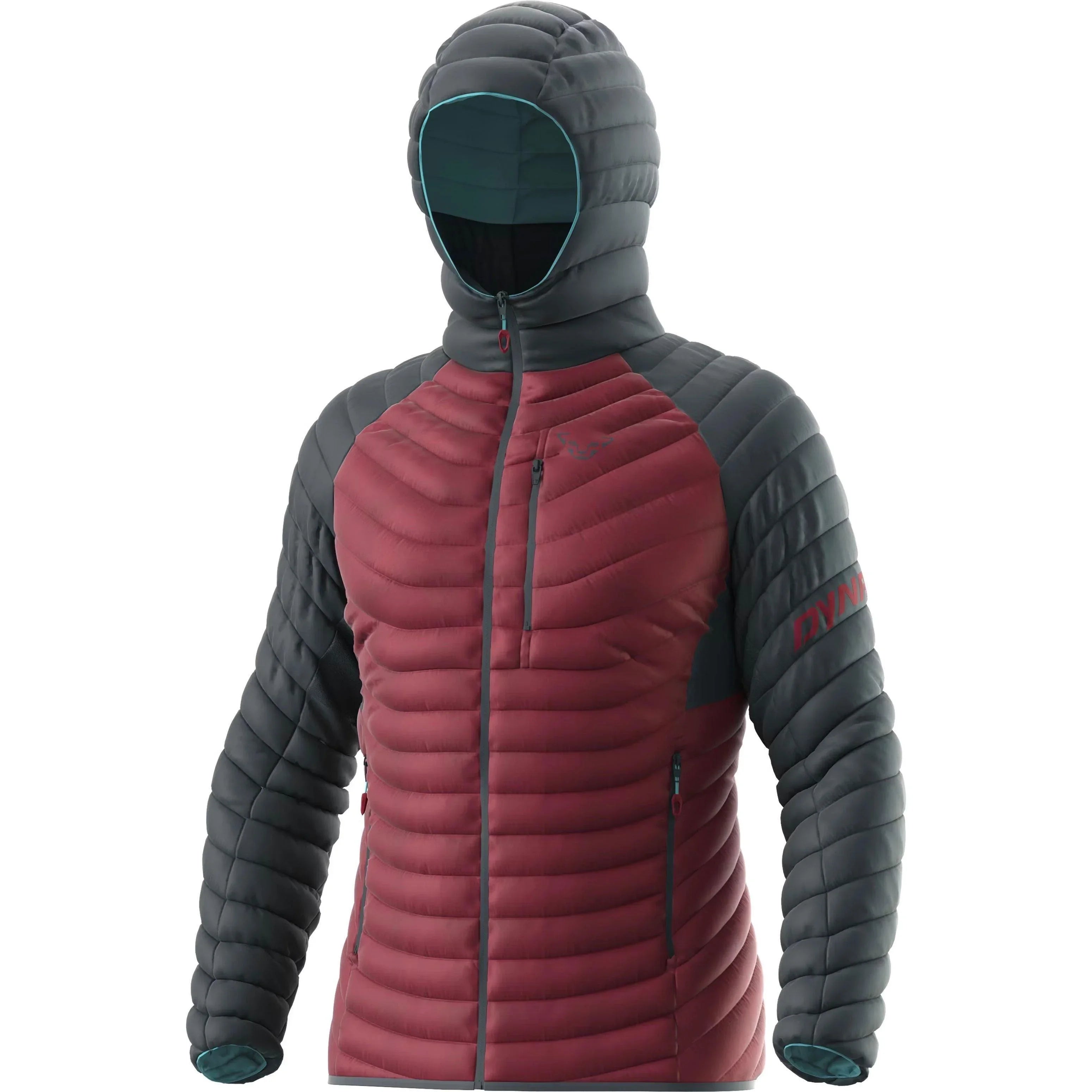 Dynafit M Radical Down Hood Jacket Winter Apparel - Winter Apparel Mens Insulated Top Dynafit Large Blueberry Burgundy