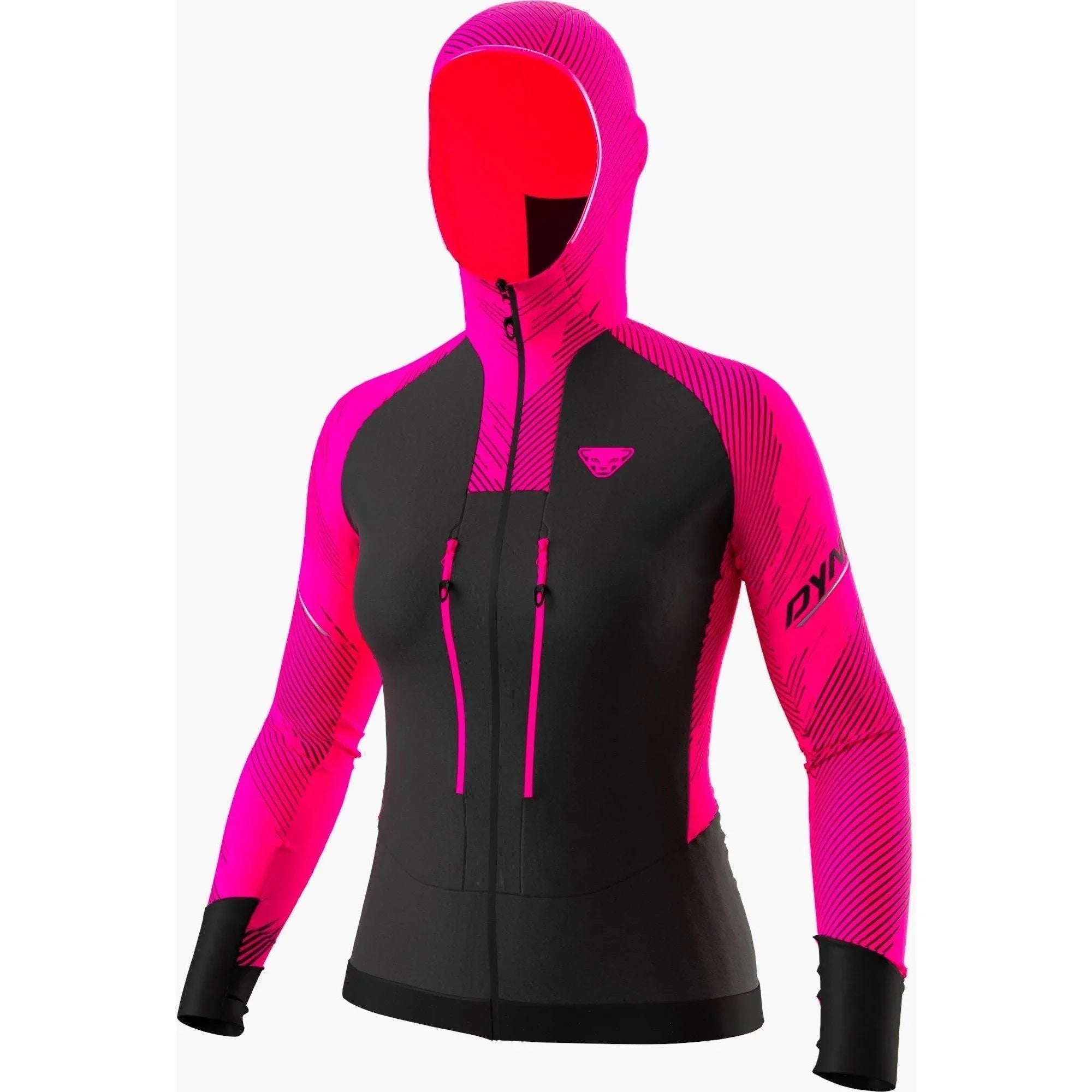 Dynafit W Mezzalama Race 2 Jacket Winter Apparel - Race Suit Dynafit Small Pink Glo