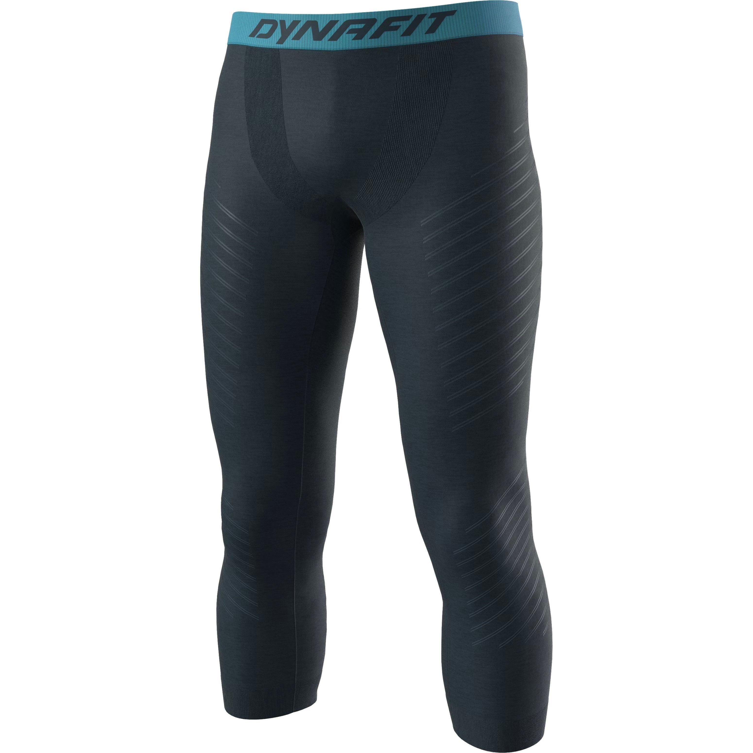 Dyanfit M Tour Light Merino 3/4 Tight Winter Apparel - Winter Apparel Mens Base Layer Bottom Dynafit Small Blueberry Storm Blue