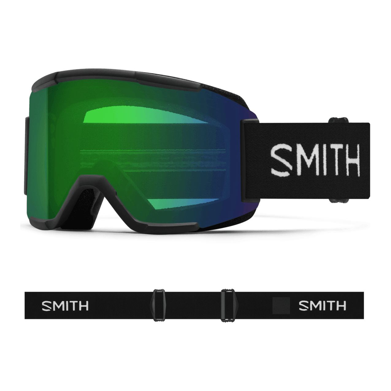 Smith Squad Goggle Eyewear - Goggles Smith Optics ChromaPop Everyday Green Mirror