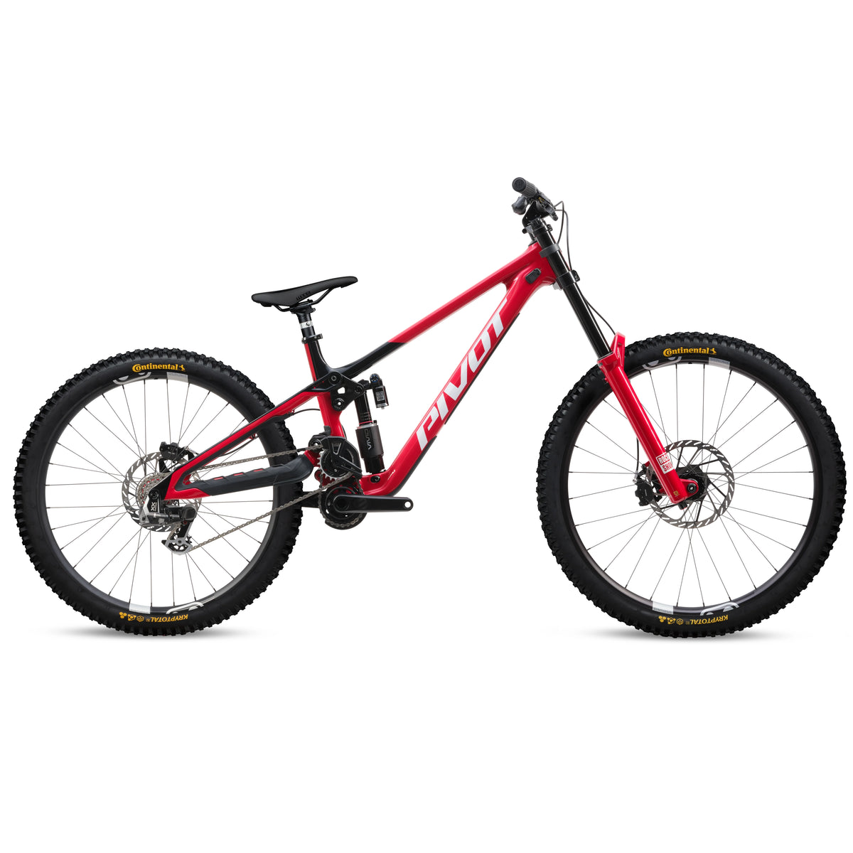 Pivot Phoenix Team XX DH AXS Mixed Wheels Alloy Bicycle - Mountain - Downhill and Dirt Jumper Pivot Cycles S1 Electric Red