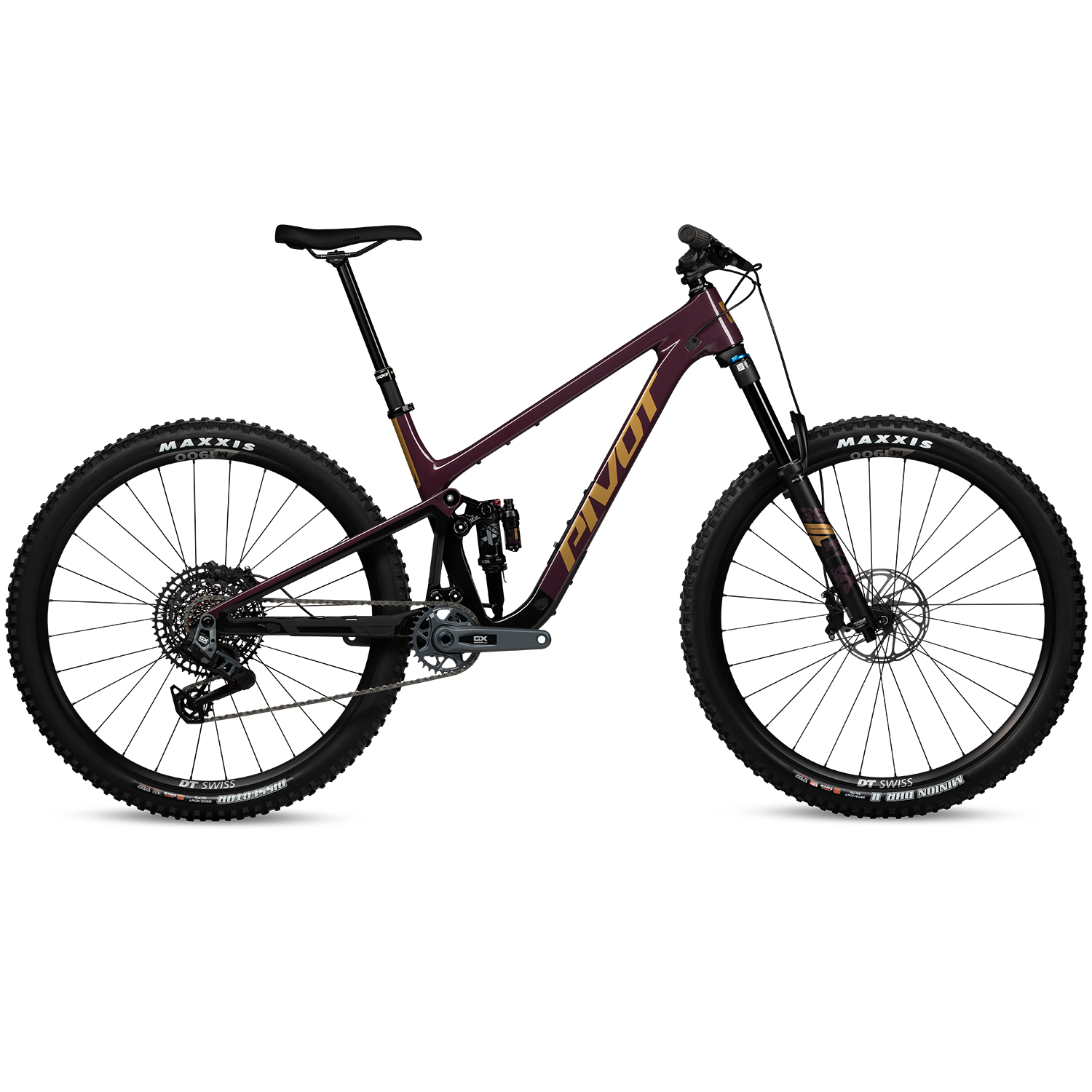 Pivot Trailcat LT Ride GX Eagle Transmission w/ Alloy Wheels Bicycle - Mountain - Trail PIVOT CYCLES XSmall Dr. Purple