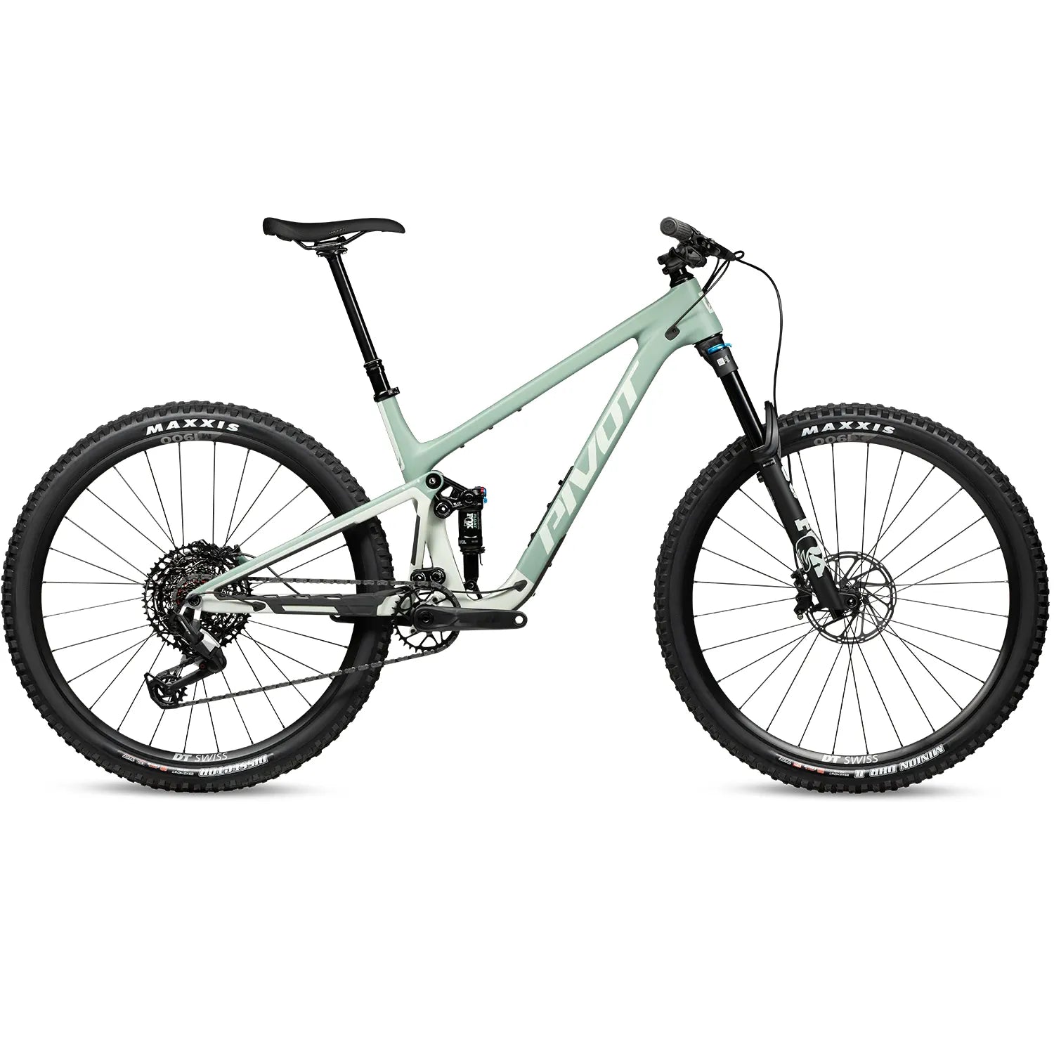 Pivot Trailcat SL Ride 70/90 Eagle 29" Alloy Bicycle - Mountain - Trail Pivot Cycles Large Green Meadow Mist Performance Float