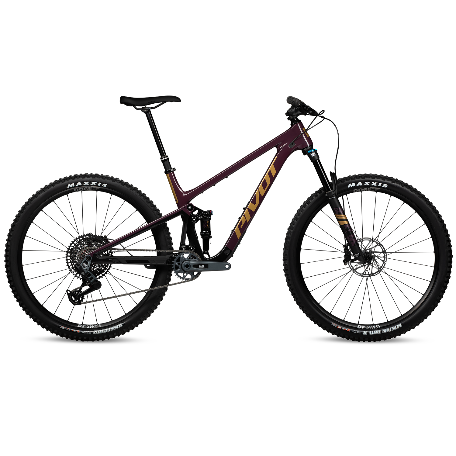 Pivot Trailcat SL Ride GX Eagle Transmission w/ Alloy Wheels Bicycle - Mountain - Trail PIVOT CYCLES XSmall Dr. Purple