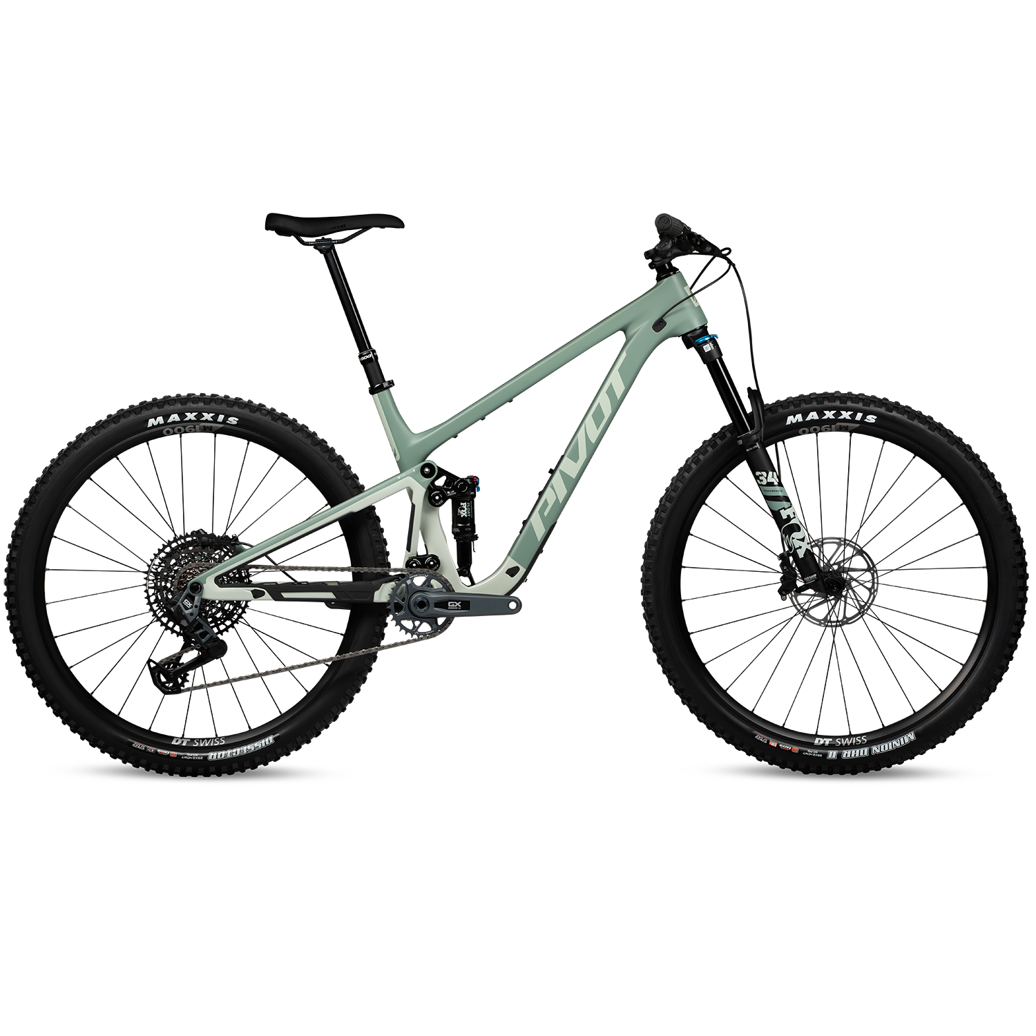 Pivot Trailcat SL Ride GX Eagle Transmission w/ Alloy Wheels Bicycle - Mountain - Trail PIVOT CYCLES XSmall Green Meadow Mist