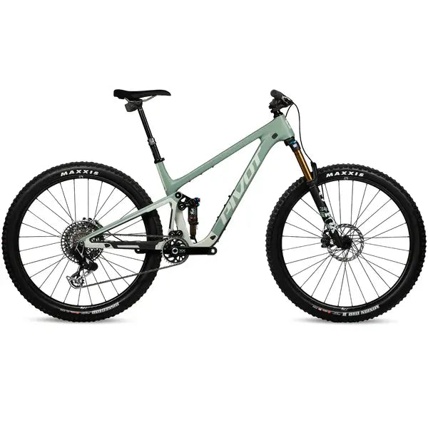 Pivot Trailcat SL Team XX Eagle Transmission w/ Carbon Wheels Bicycle - Mountain - Trail PIVOT CYCLES XSmall Green Meadow Mist