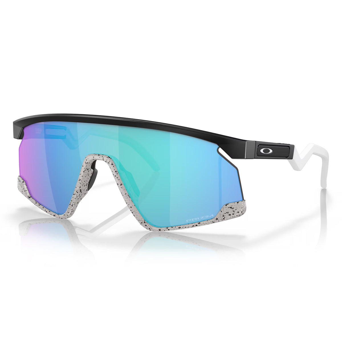 Oakley BXTR Eyewear - Sunglasses Oakley Matte Black w/ Prizm Sapphire
