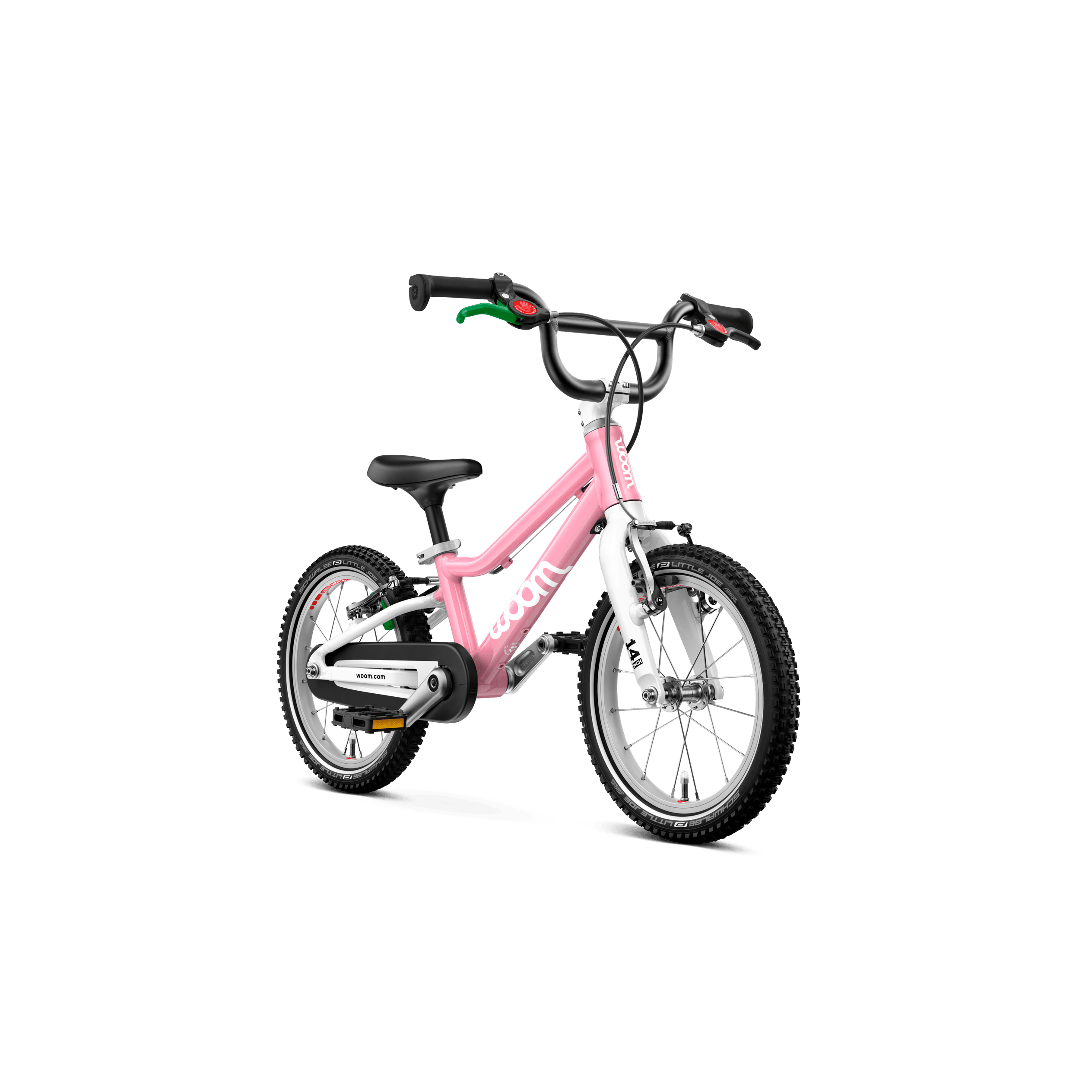 Woom GO 2 Bicycle - Kids Bikes - 14" Woom 14" Powder Pink