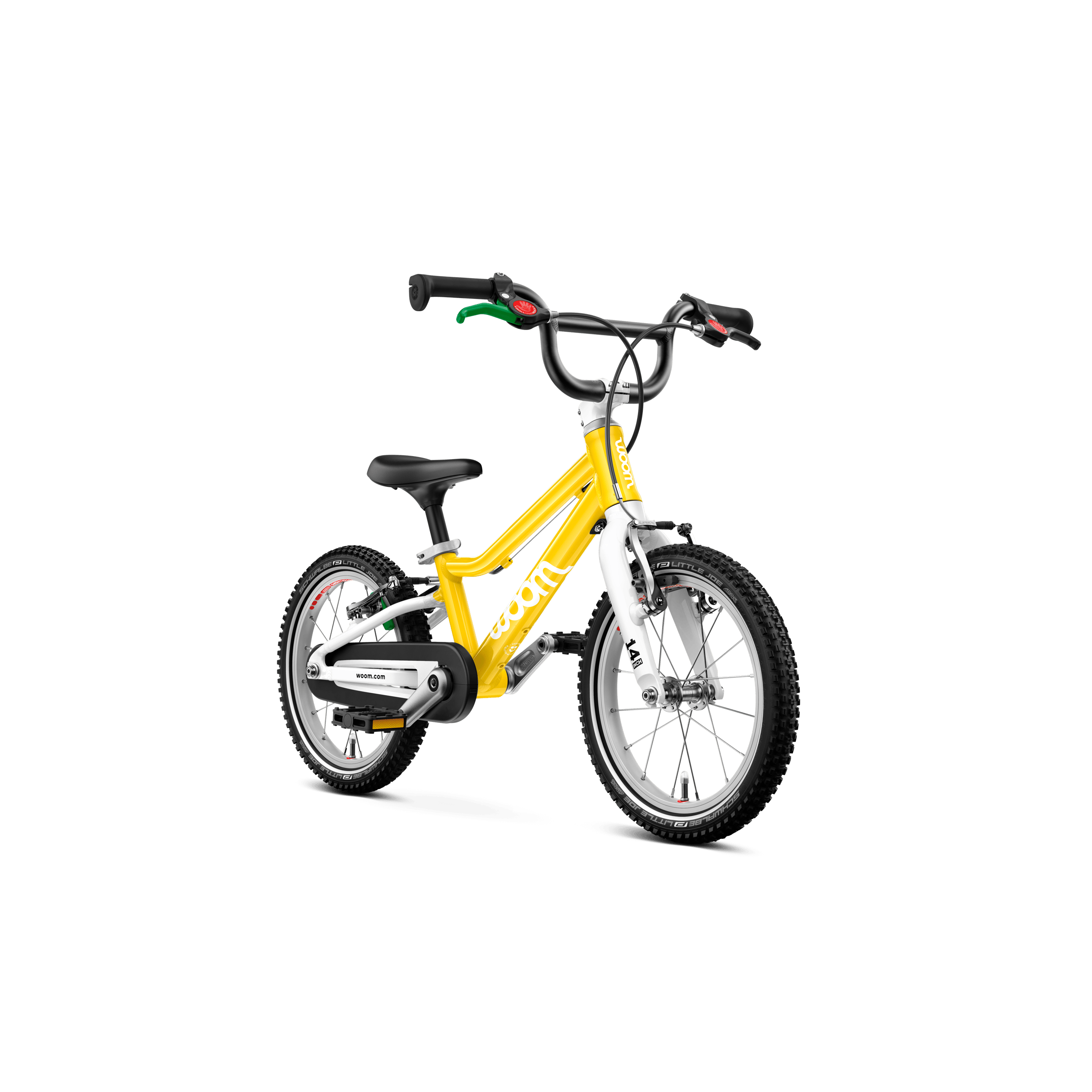 Woom GO 2 Bicycle - Kids Bikes - 14" Woom 14" Vibrant Yellow