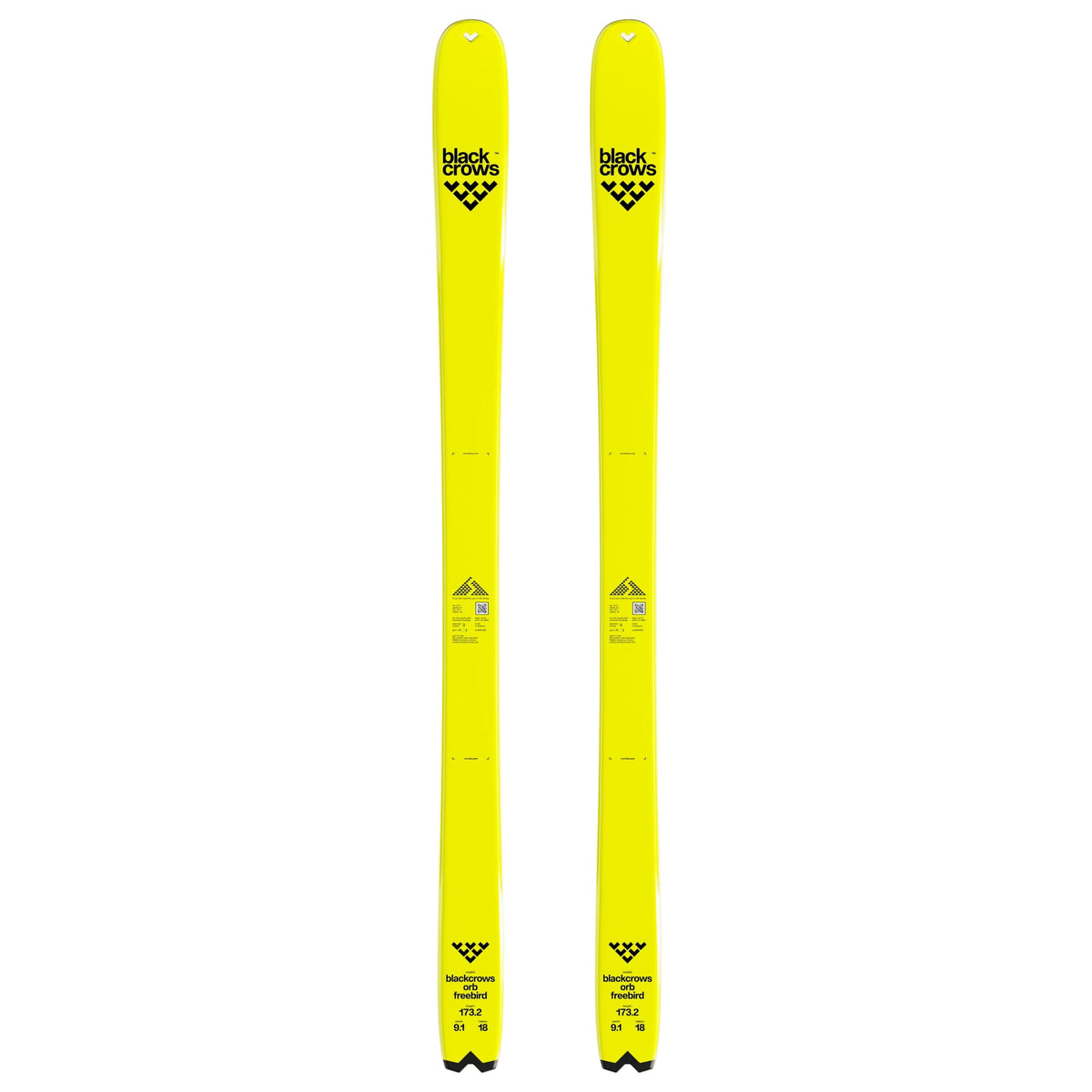 Black Crows Orb Freebird Alpine Ski Skis - Touring Skis - Ski Mountaineering - Mens-Unisex Black Crows