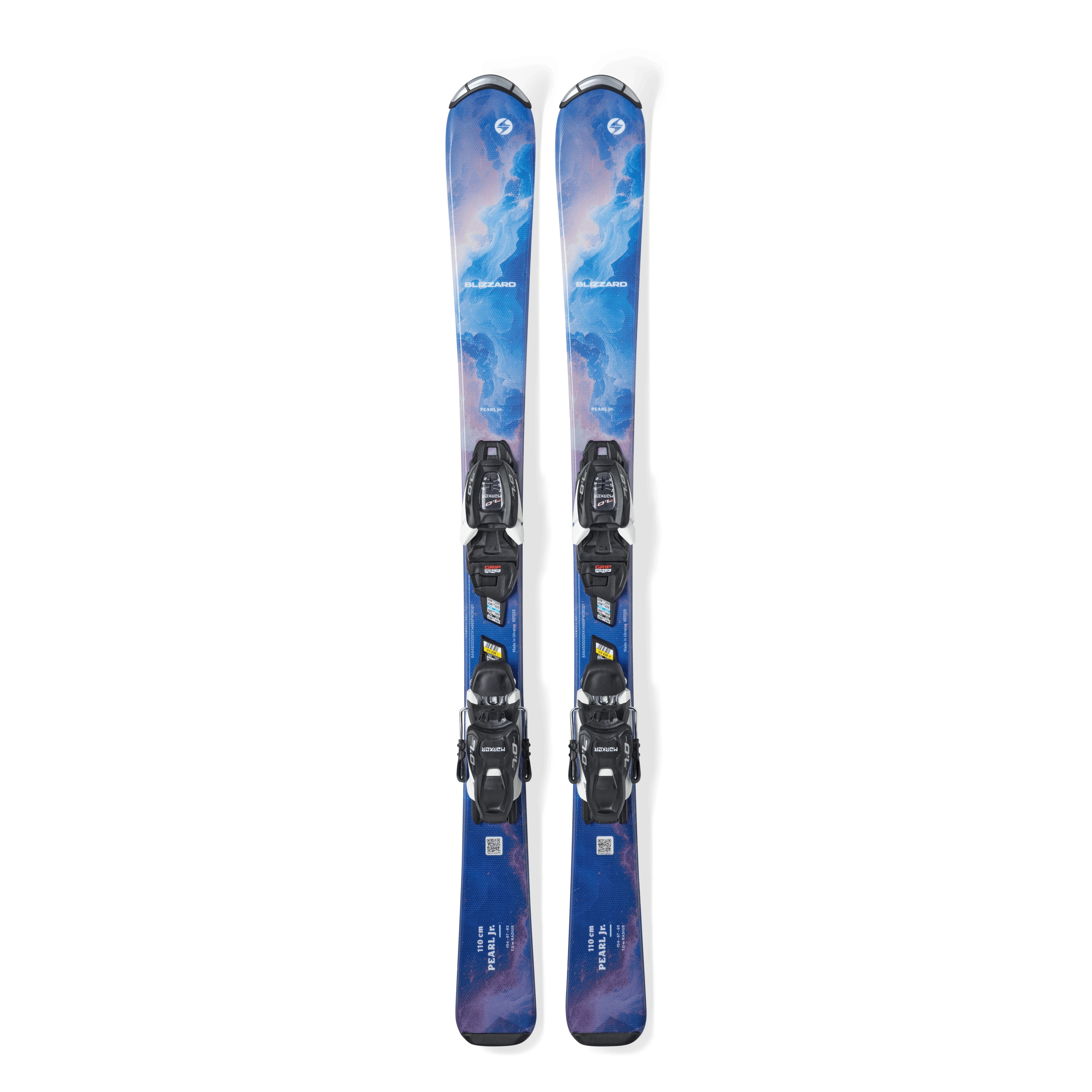 Blizzard Pearl JR and Marker 4.5 Skis - Alpine Skis - Kids Blizzard