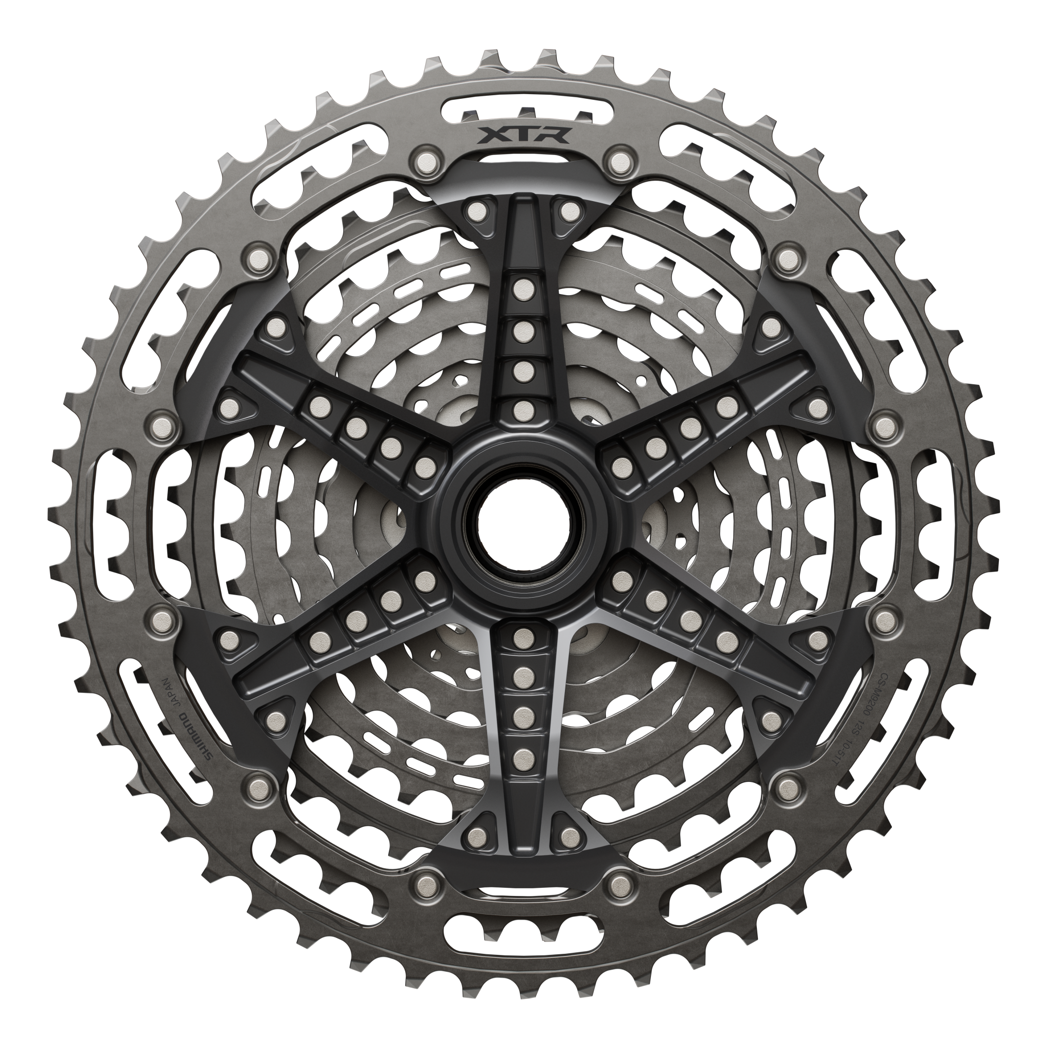 Shimano CASSETTE SPROCKET (CS-M9200-12) XTR - 12-SPEED(HYPERGLIDE+) 10-51T Cycling Parts - Cassette Shimano