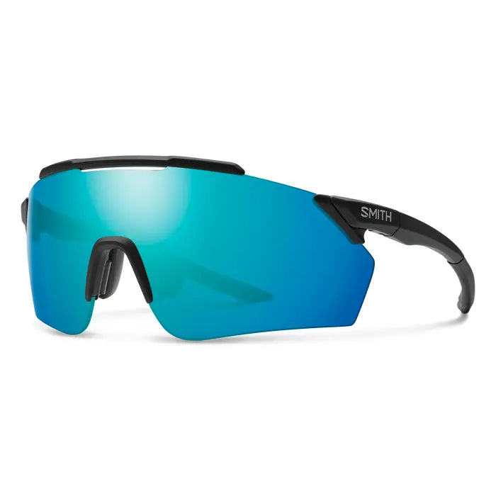 Smith Ruckus Eyewear - Sunglasses Smith Optics Matte Black ChromaPop Opal Mirror  