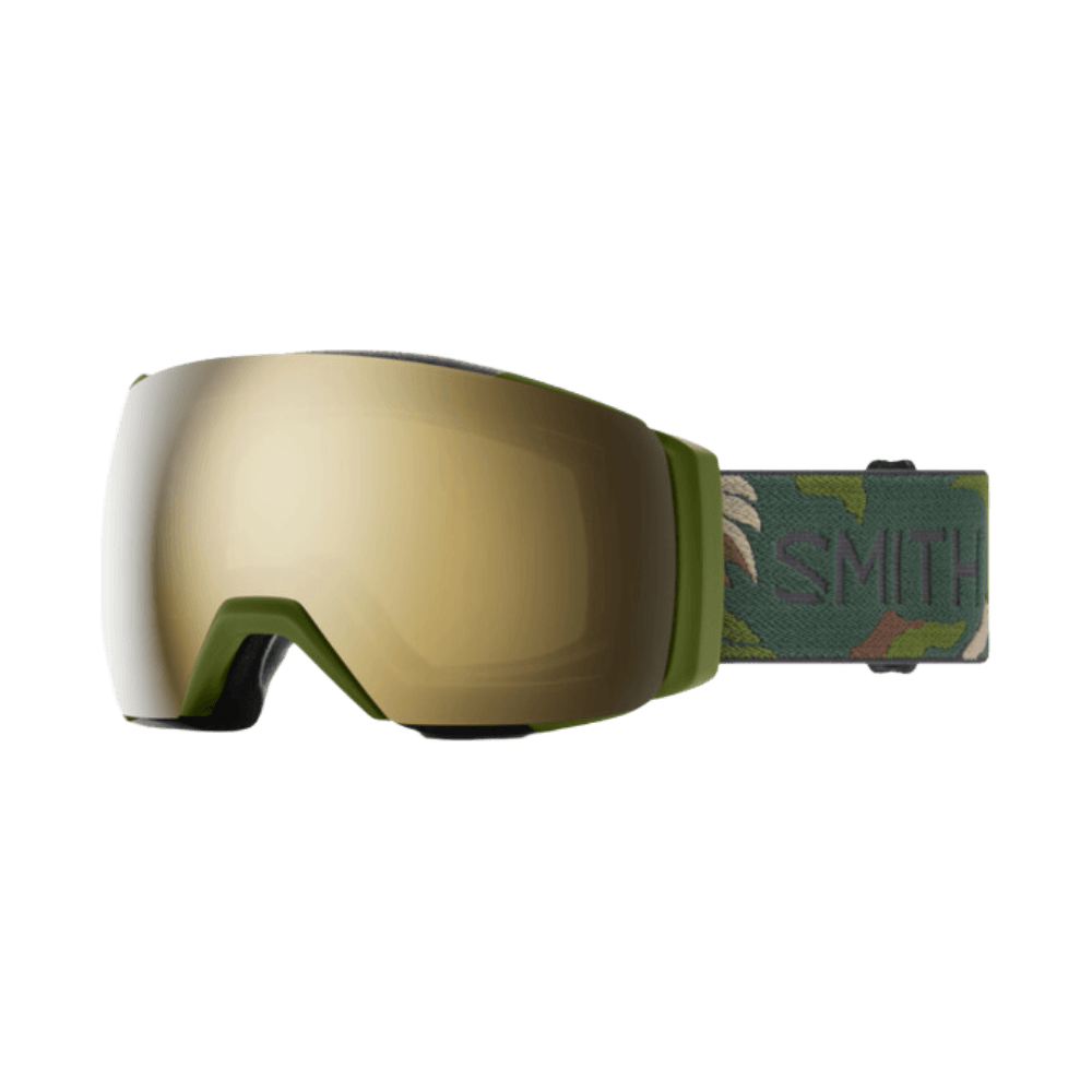 Smith I/O Mag XL Eyewear - Goggles Smith Optics Olive Plant Camo ChromaPop Sun Black Gold Mirror  