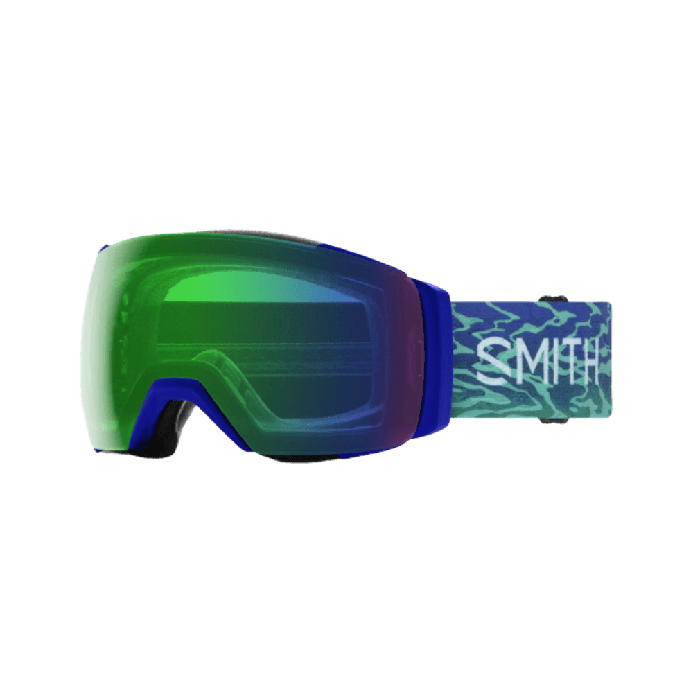 Smith I/O Mag XL Eyewear - Goggles Smith Optics Lapis Brain Waves | Chromapop Everyday Green Mirror  